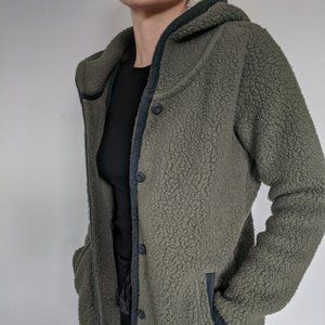 Patagonia Women's Shearling Fleece Hooded Cardigan